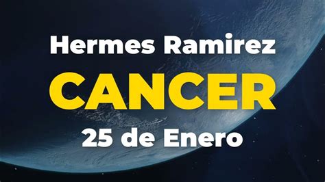 hermes ramirez horóscopo de hoy cancer